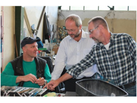 Besuch bei den Siegener Recycling Werkstätten Besuch bei den Siegener Recycling Werkstätten